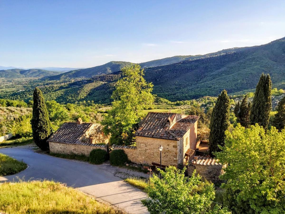 Il Castello Leilighet Bucine Eksteriør bilde