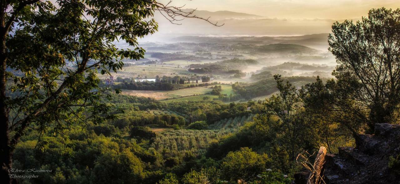 Il Castello Leilighet Bucine Eksteriør bilde
