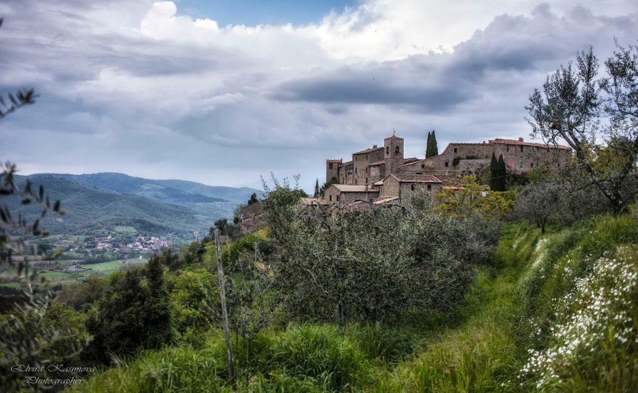 Il Castello Leilighet Bucine Eksteriør bilde